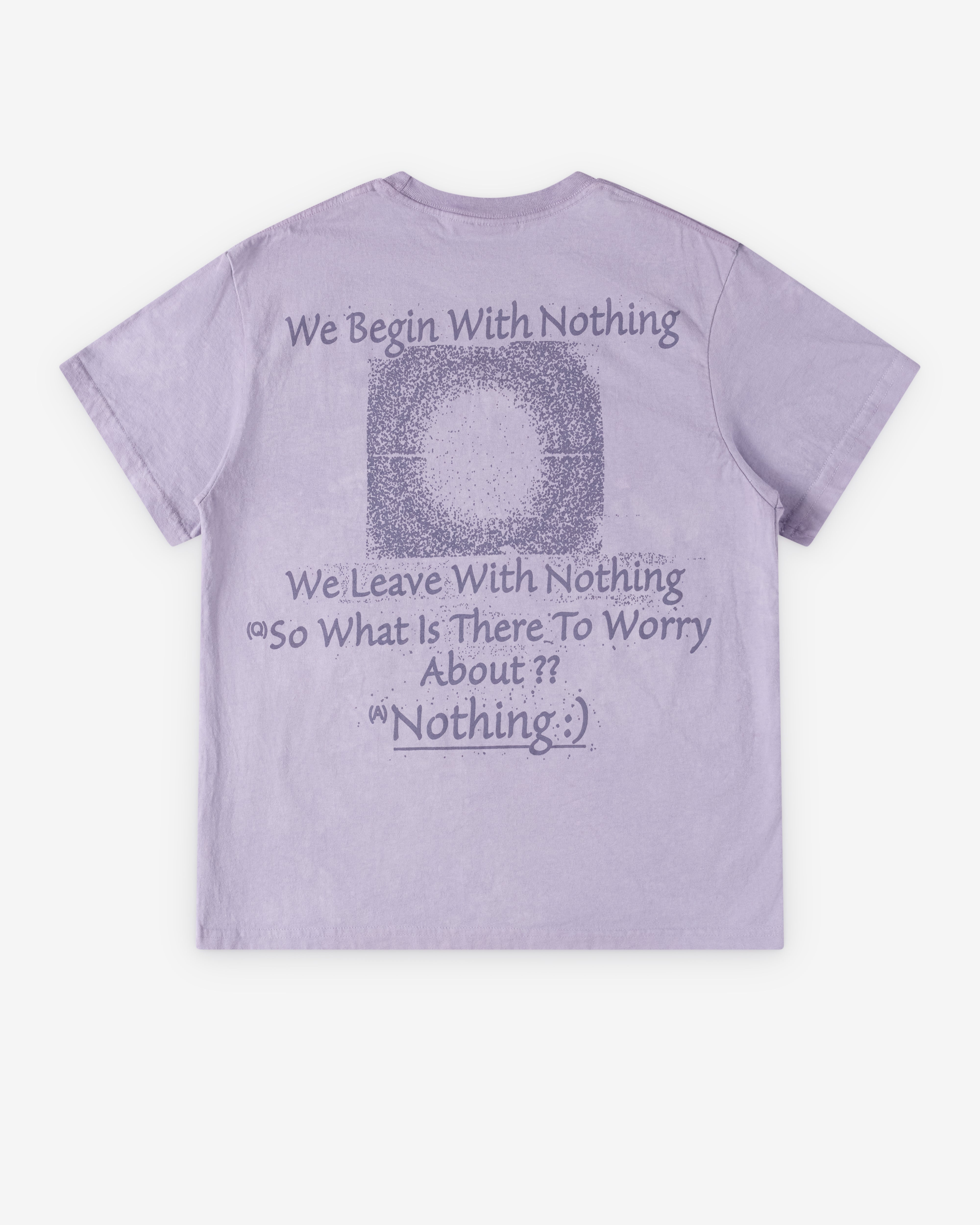 Online Ceramics: Men's Leave With Nothing T-Shirt (Purple) | DSMNY