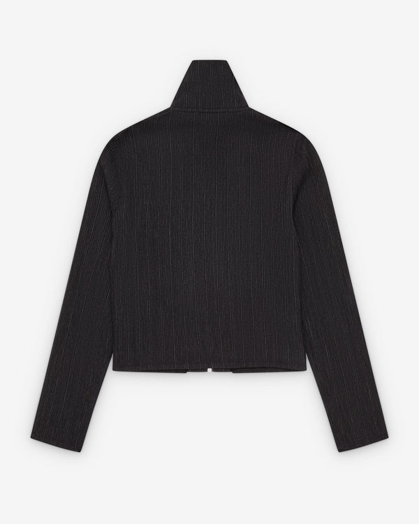 Our Legacy - Women's Slim Zip Longsleeve - (Obsidian)