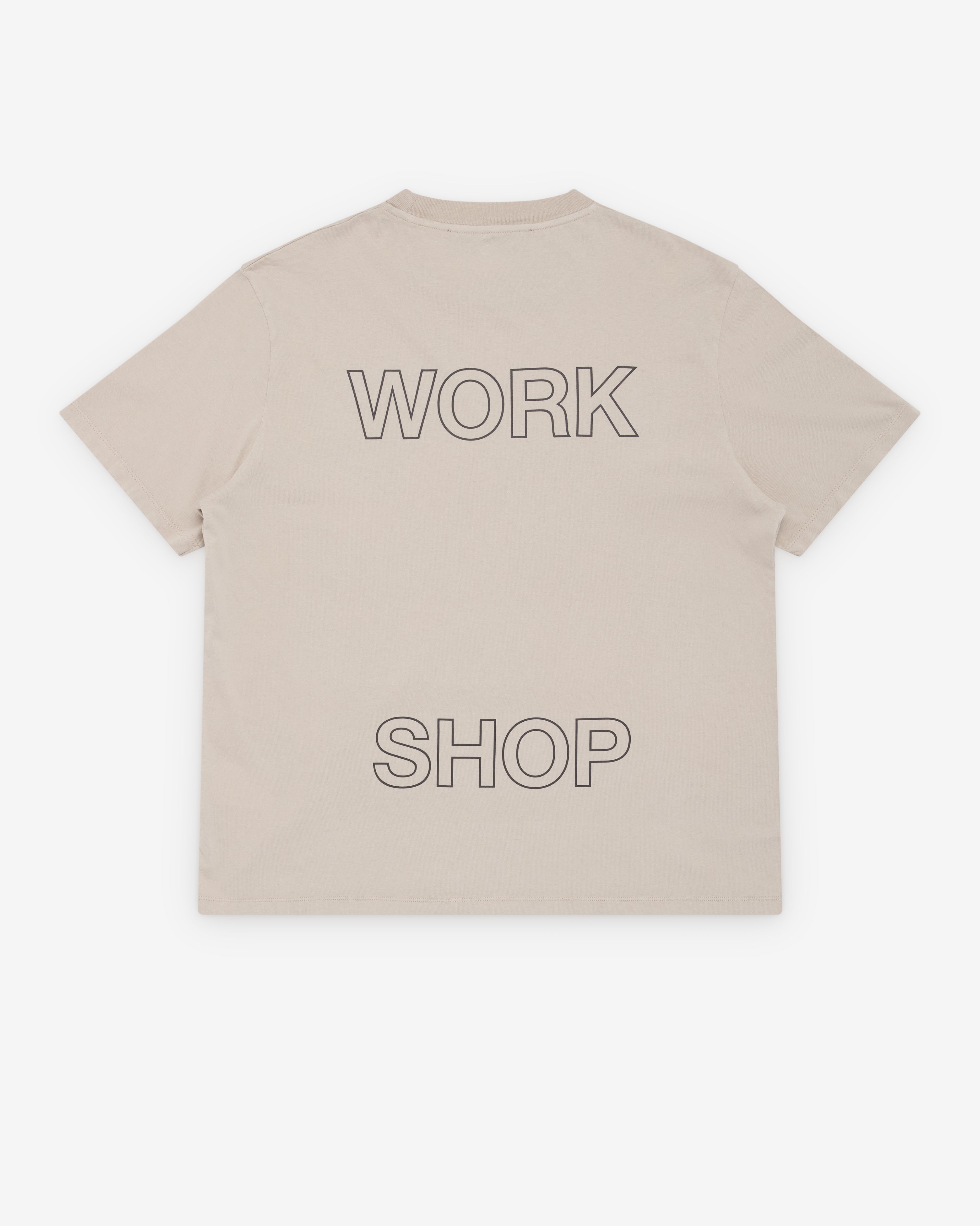 Our Legacy Work Shop: Men's Sports Box T-Shirt (Linen) | DSMNY E-SHOP