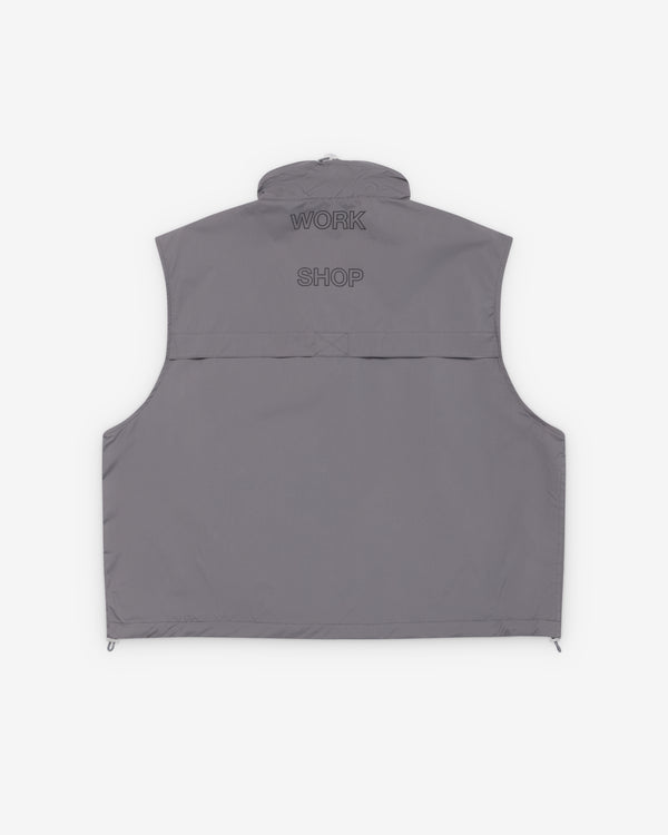 Our Legacy Work Shop - Men's Sports Running Gilet - (Grey)