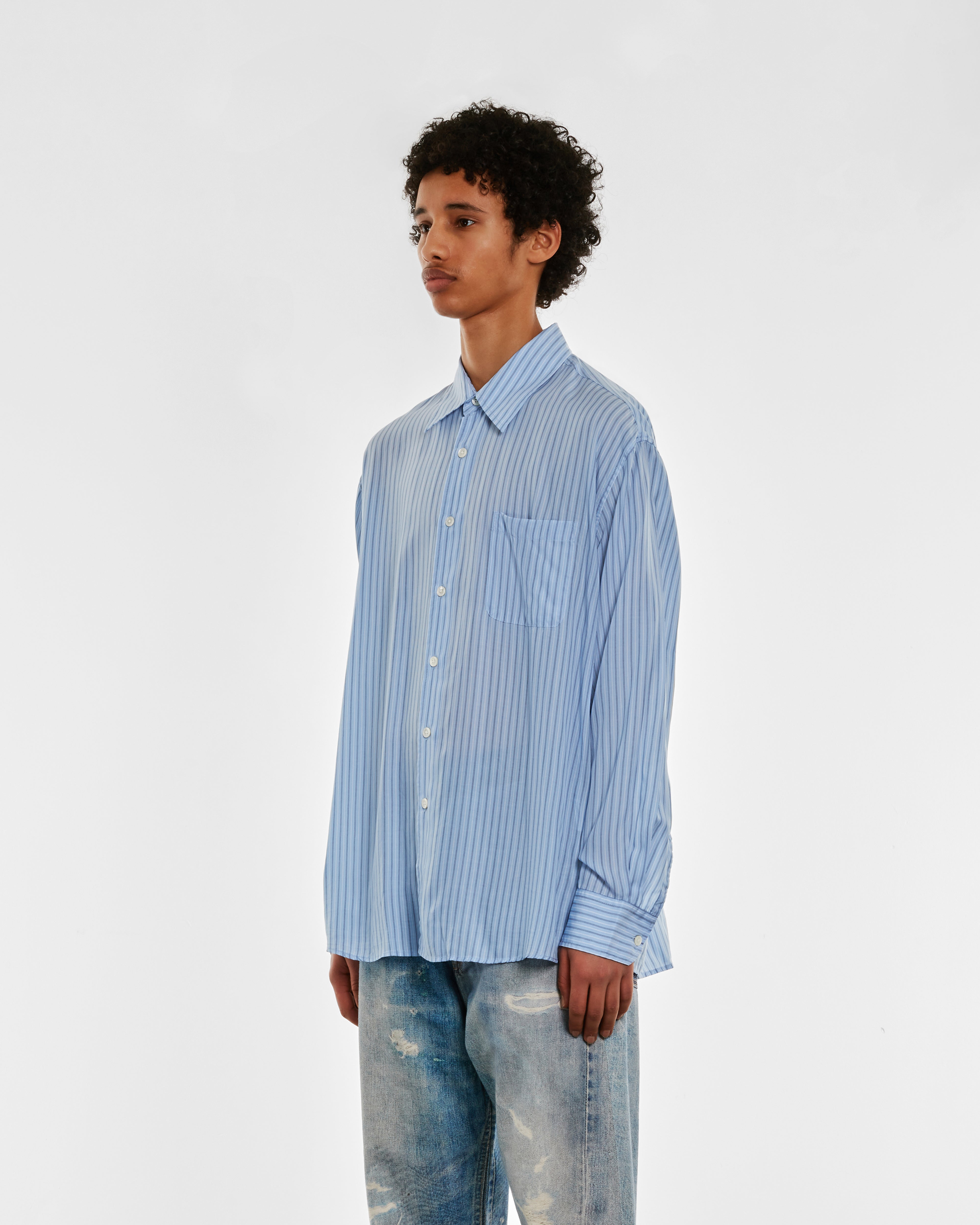 Our Legacy - Men's Above Shirt - (Flat Corp Floating Tencel)