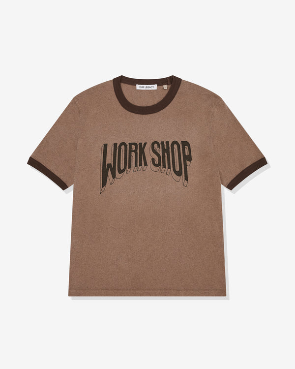 Our Legacy - Men's Workshop Ringer T-Shirt - (Overdyed Earth)