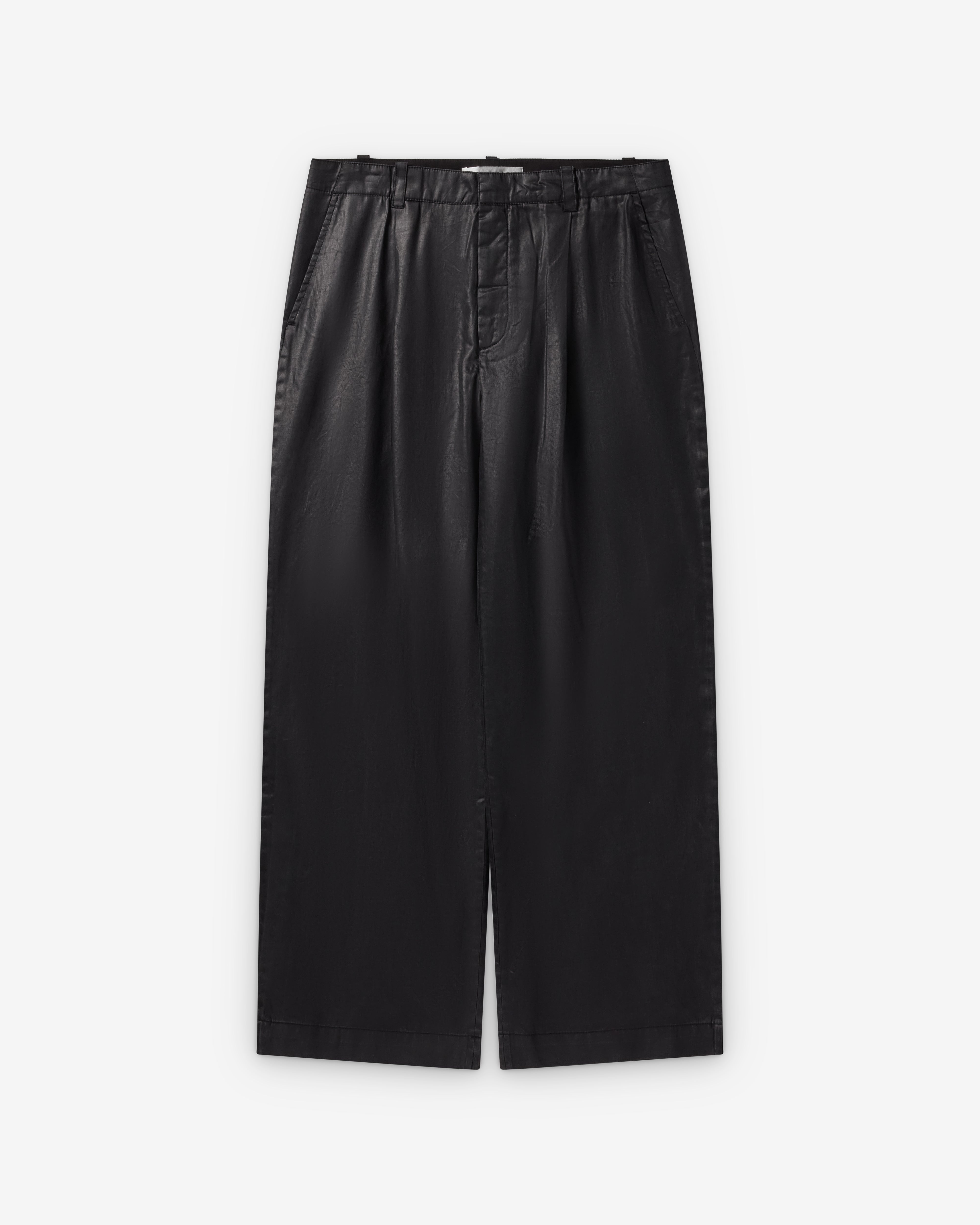 Our Legacy: Men's Still Chino (Lacquer Black Mirror Tencel