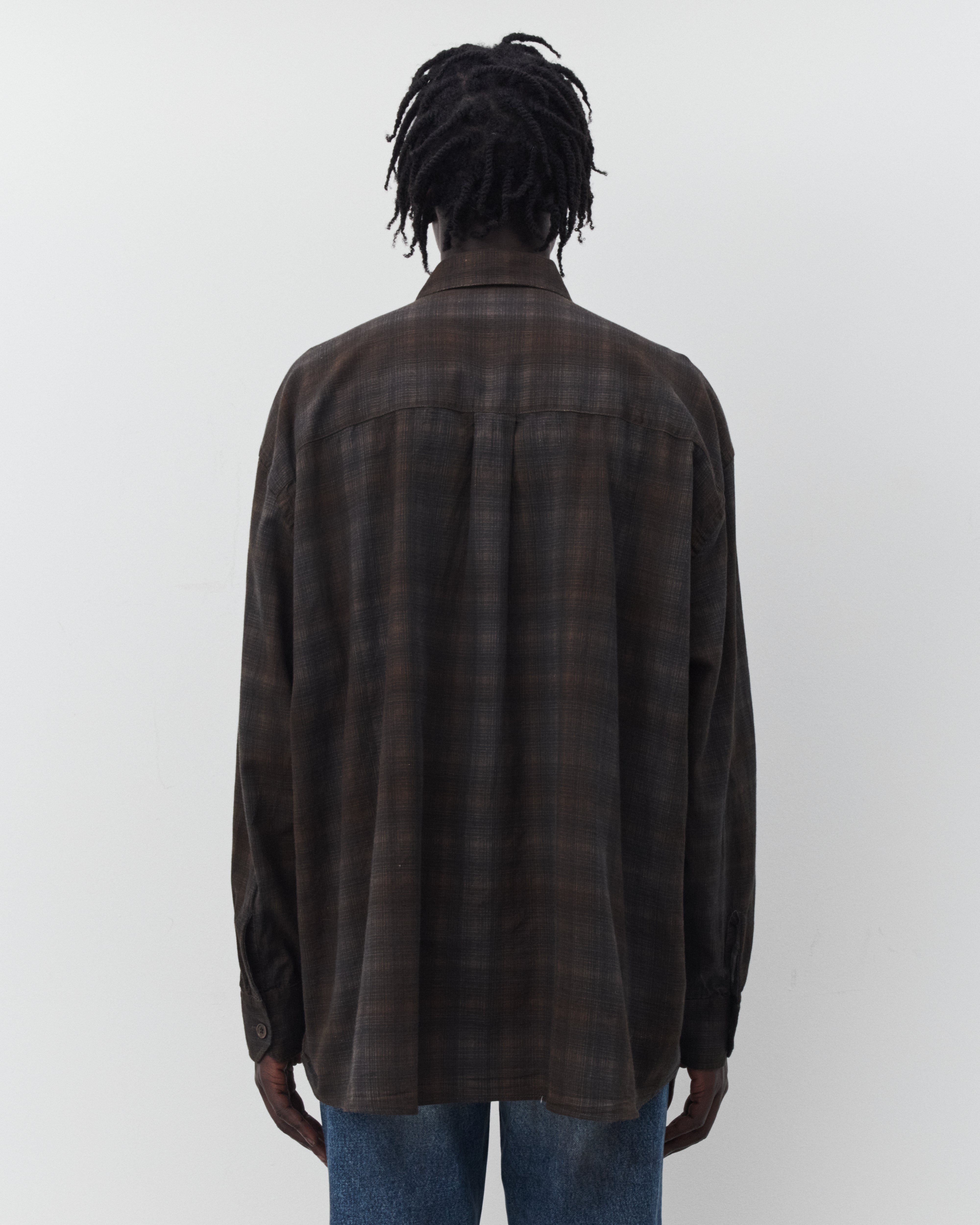 Our Legacy: Men's Borrowed Shirt (More Check Print) | DSMNY E-SHOP