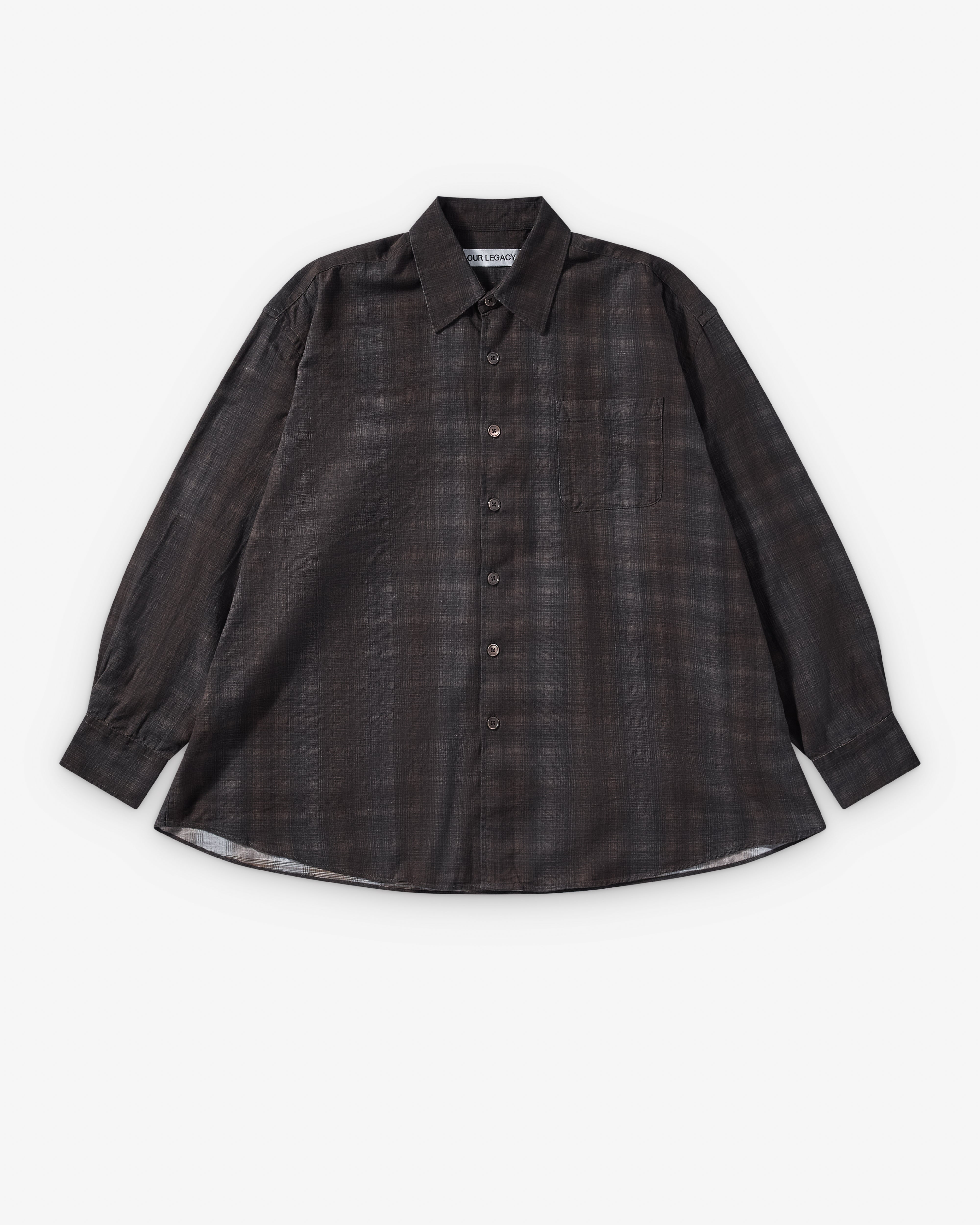 Our Legacy: Men's Borrowed Shirt (More Check Print) | DSMNY E-SHOP
