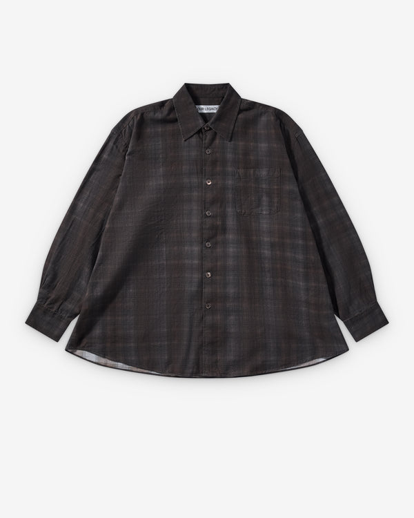 Our Legacy - Men's Borrowed Shirt - (More Check Print)