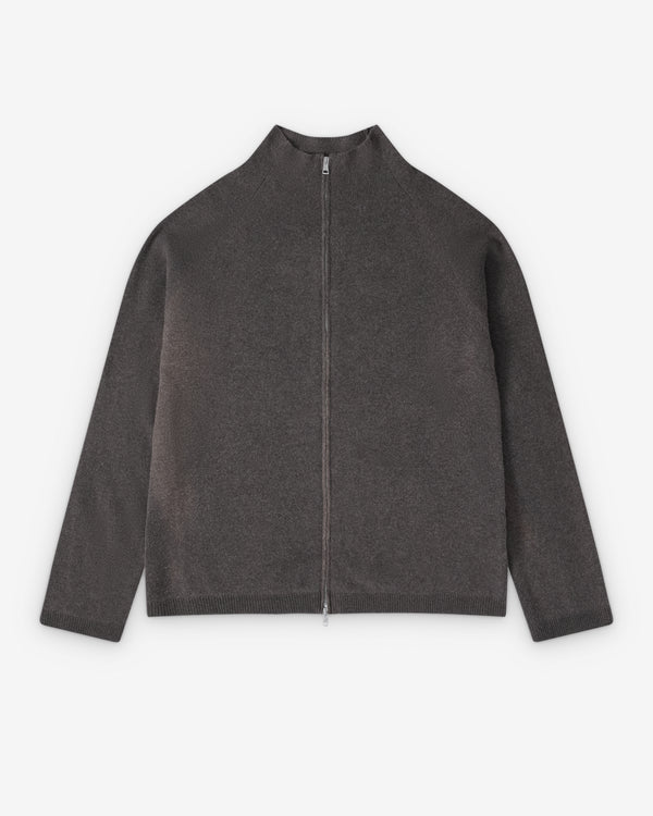 Our Legacy - Men's Line Zip Cardigan - (Mud Spray Dye Cherub Wool)