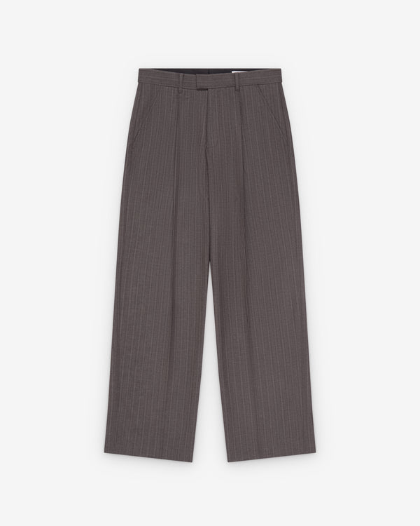 Our Legacy - Men's Slack Trouser - (Phase Stripe Motion Woolcot)