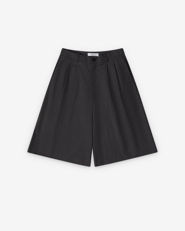 Our Legacy - Men's Split Shorts - (Phase Stripe Motion Woolcot)
