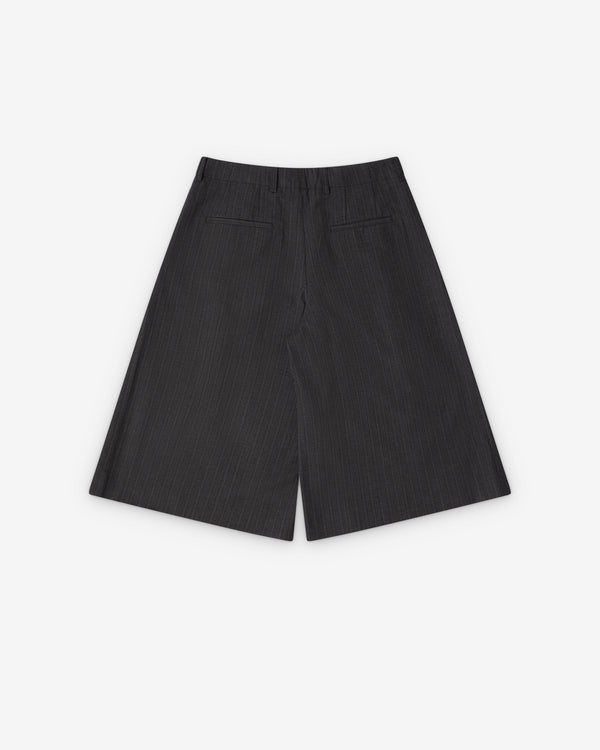 Our Legacy - Men's Split Shorts - (Phase Stripe Motion Woolcot)