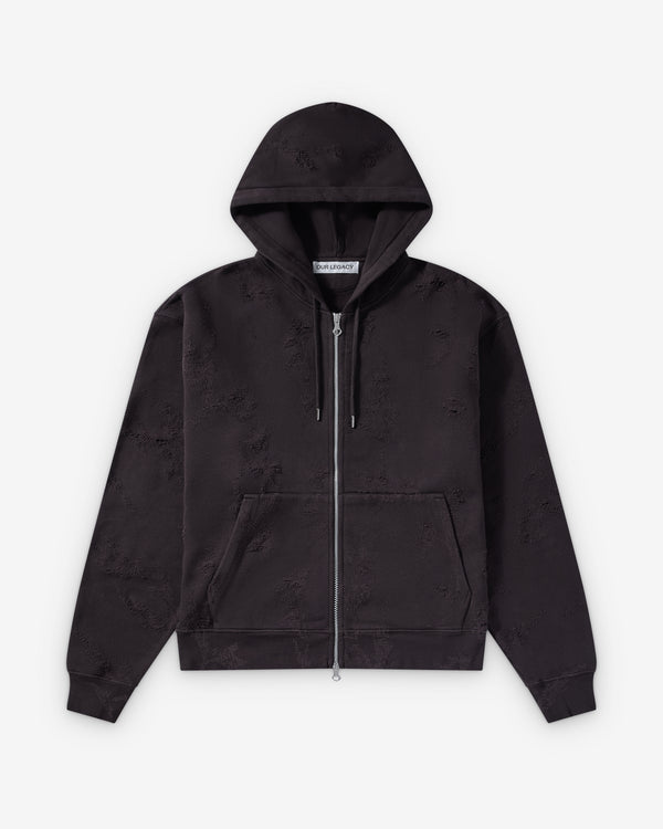 Our Legacy - Men's Rascal Hood - (Burnt Bouquet Star Fleece)
