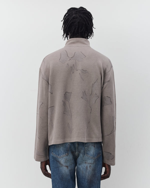 Our Legacy - Men's Shrunken Fullzip - (Silt Flower Athletic Rib)