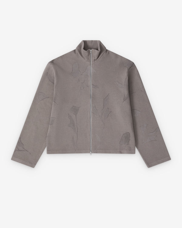 Our Legacy - Men's Shrunken Fullzip - (Silt Flower Athletic Rib)