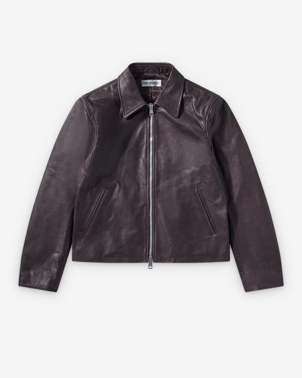 Our Legacy - Men's Mini Jacket - (Matted Brown Waxed Bovine)