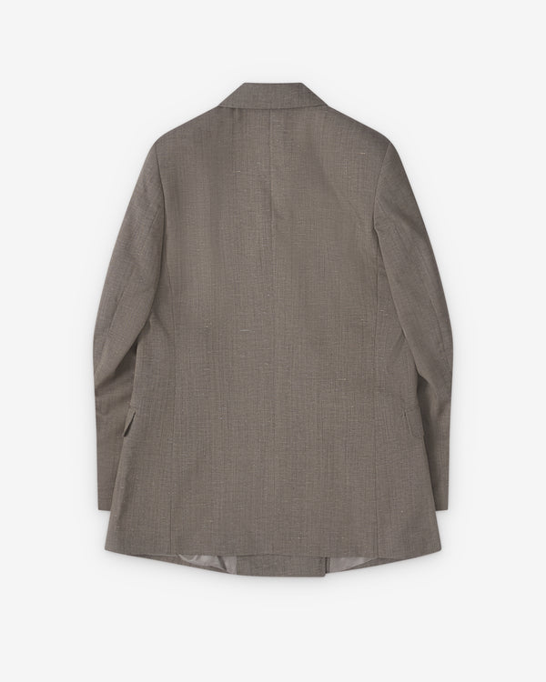 Our Legacy - Women's Haul Blazer - (Clay Flowy Fleck Wool)