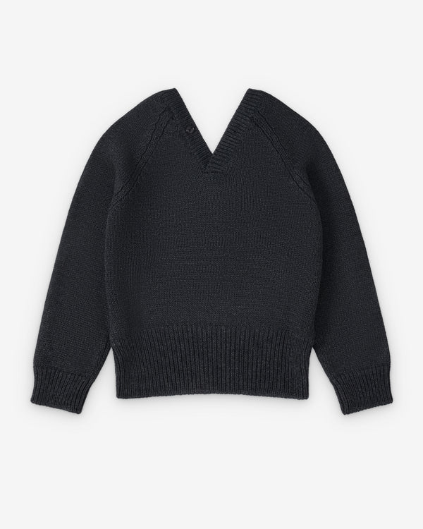 Our Legacy - Women's Country Henley - (Charcoal Dry Merino Wool)