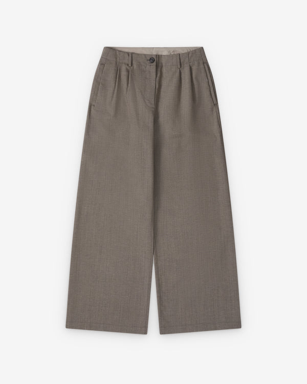 Our Legacy - Women's Arch Chino - (Clay Flowy Fleck Wool)