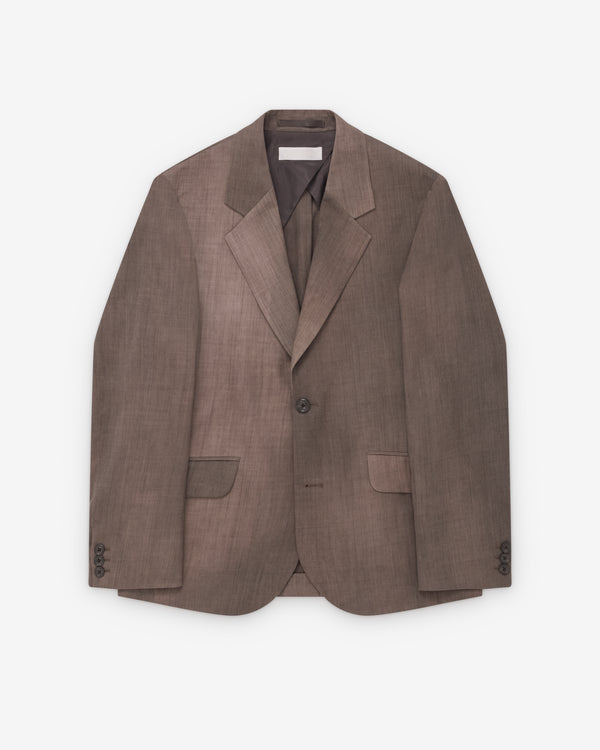 Our Legacy - Men's Classic Blazer - (Maltinto Umber Marl Wool)
