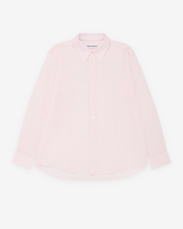 Our Legacy - Men's Beyond Shirt - (Hush Pink Pristine Voile)