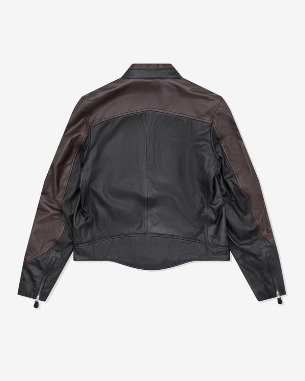 Our Legacy Work Shop - Men's Armani Grande Trix Jacket - (Liquirzia Leather)