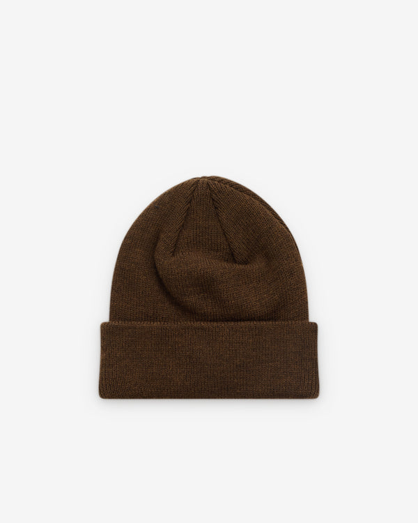 Our Legacy WORK SHOP - Men's Cuff Knit Beanie - (Dark Brown)