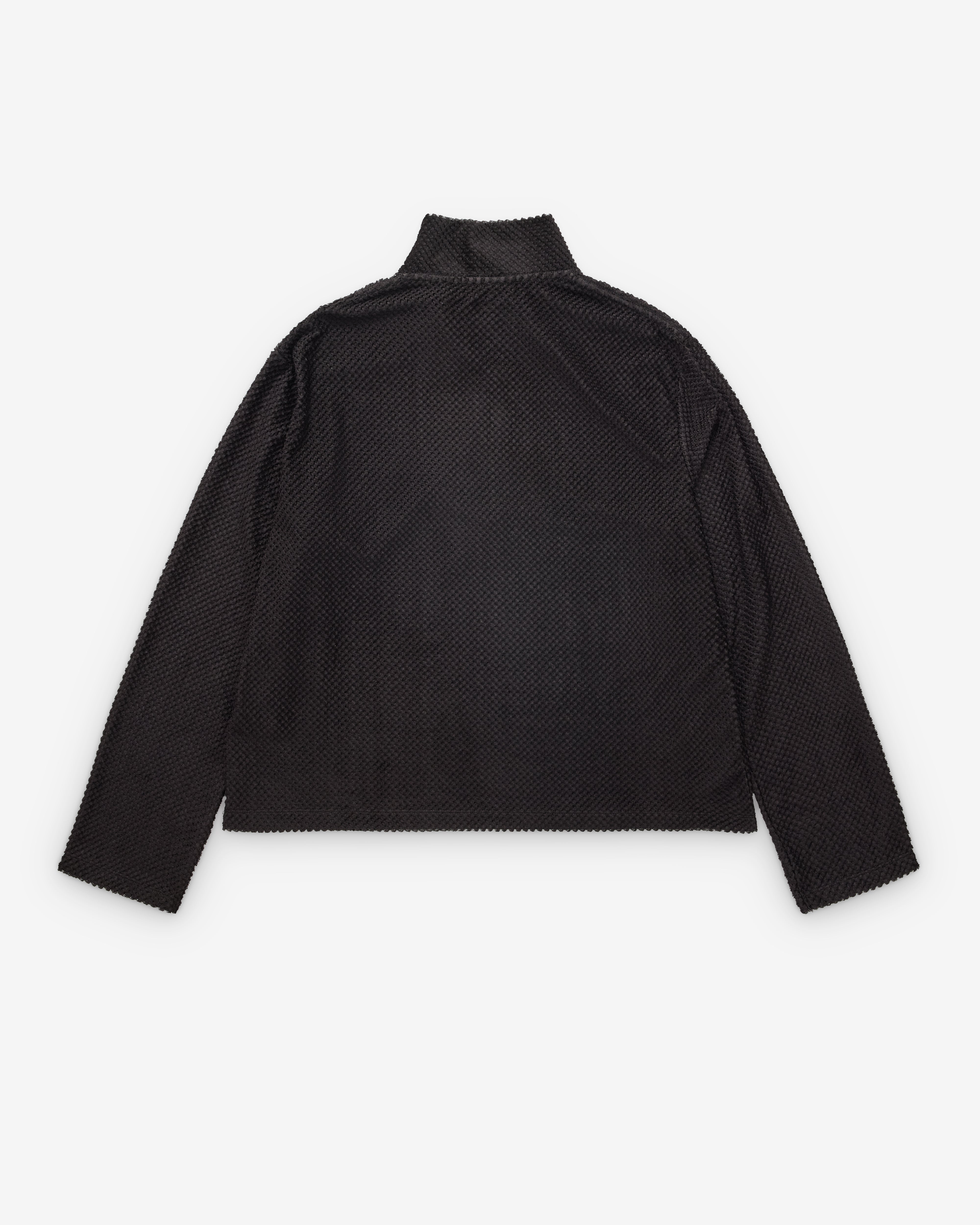 Our Legacy WORK SHOP: Men's Sports Half Zip Jacket (Black) | DSMNY