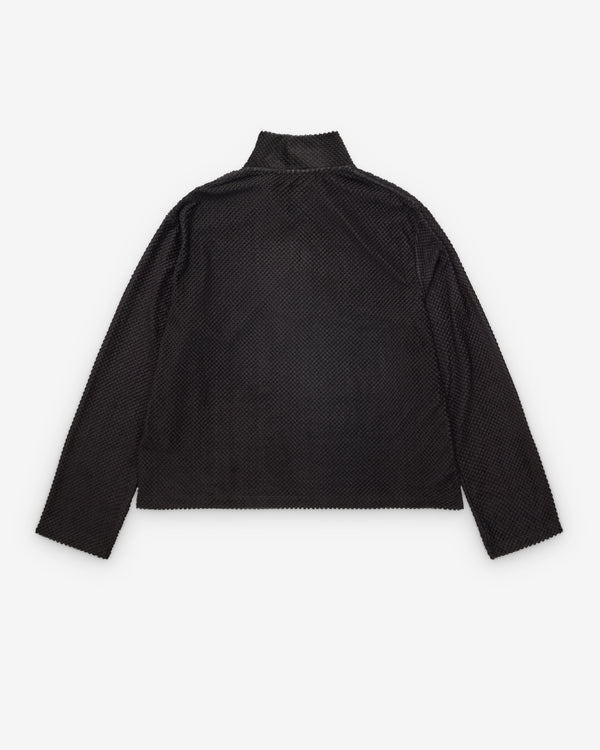 Our Legacy WORK SHOP - Men's Sports Half Zip Jacket - (Black)