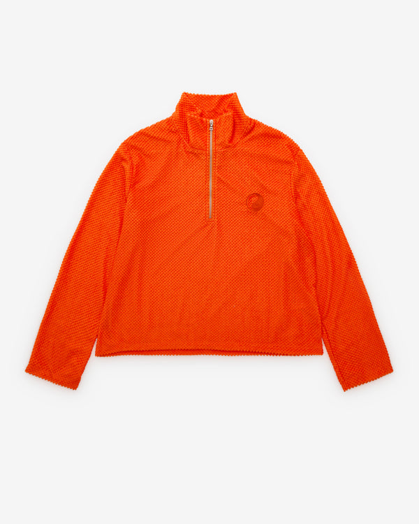 Our Legacy WORK SHOP - Men's Sports Half Zip Jacket - (Orange)