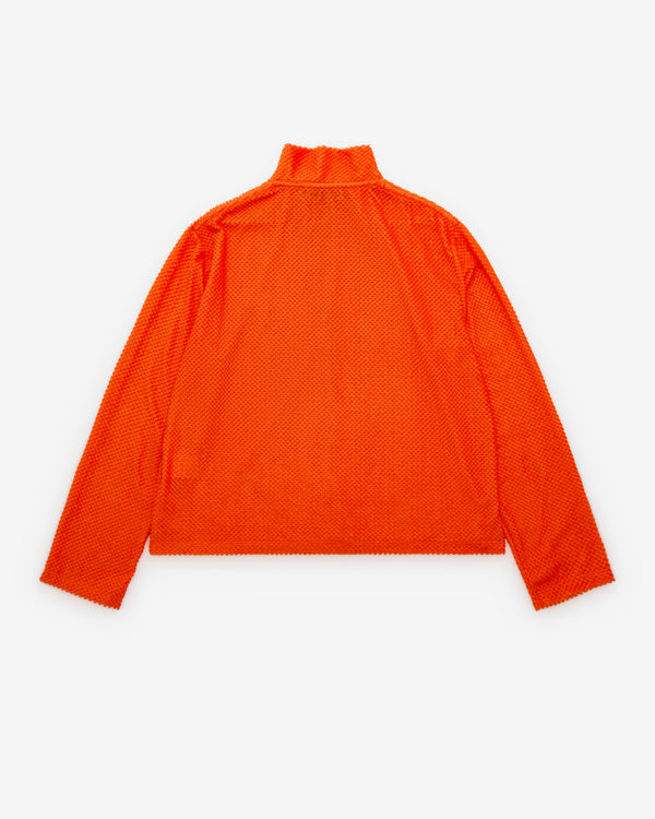 Our Legacy WORK SHOP - Men's Sports Half Zip Jacket - (Orange)