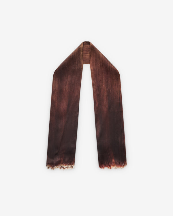 Our Legacy - Men's Long Hair Scarf - (Brunette Silk Satin)