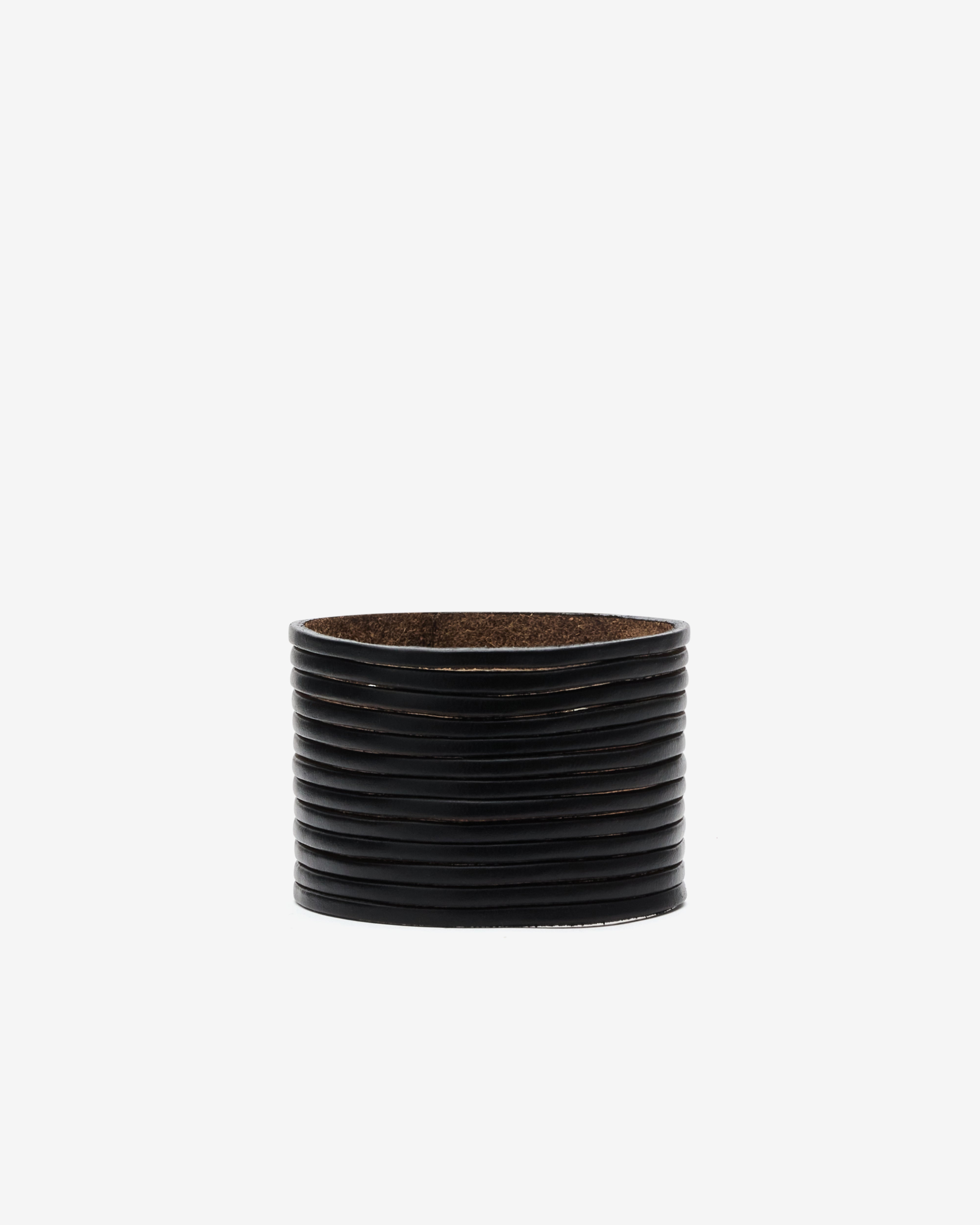 Our Legacy: Men's Slash Bracelet (Black Chromexcel Leather