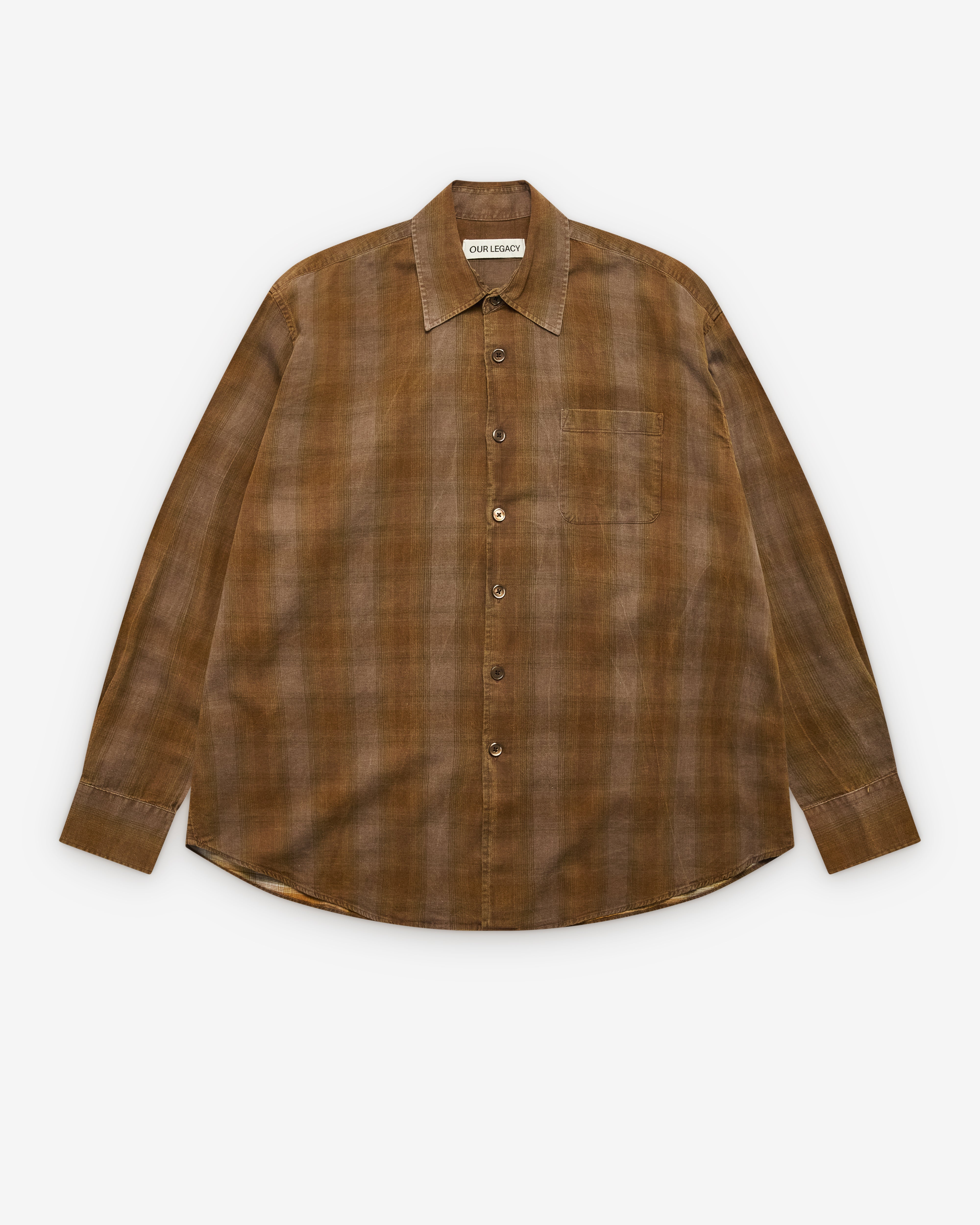 Our Legacy: Men's Borrowed Shirt (Dakota Flannel Check) | DSMNY E-SHOP