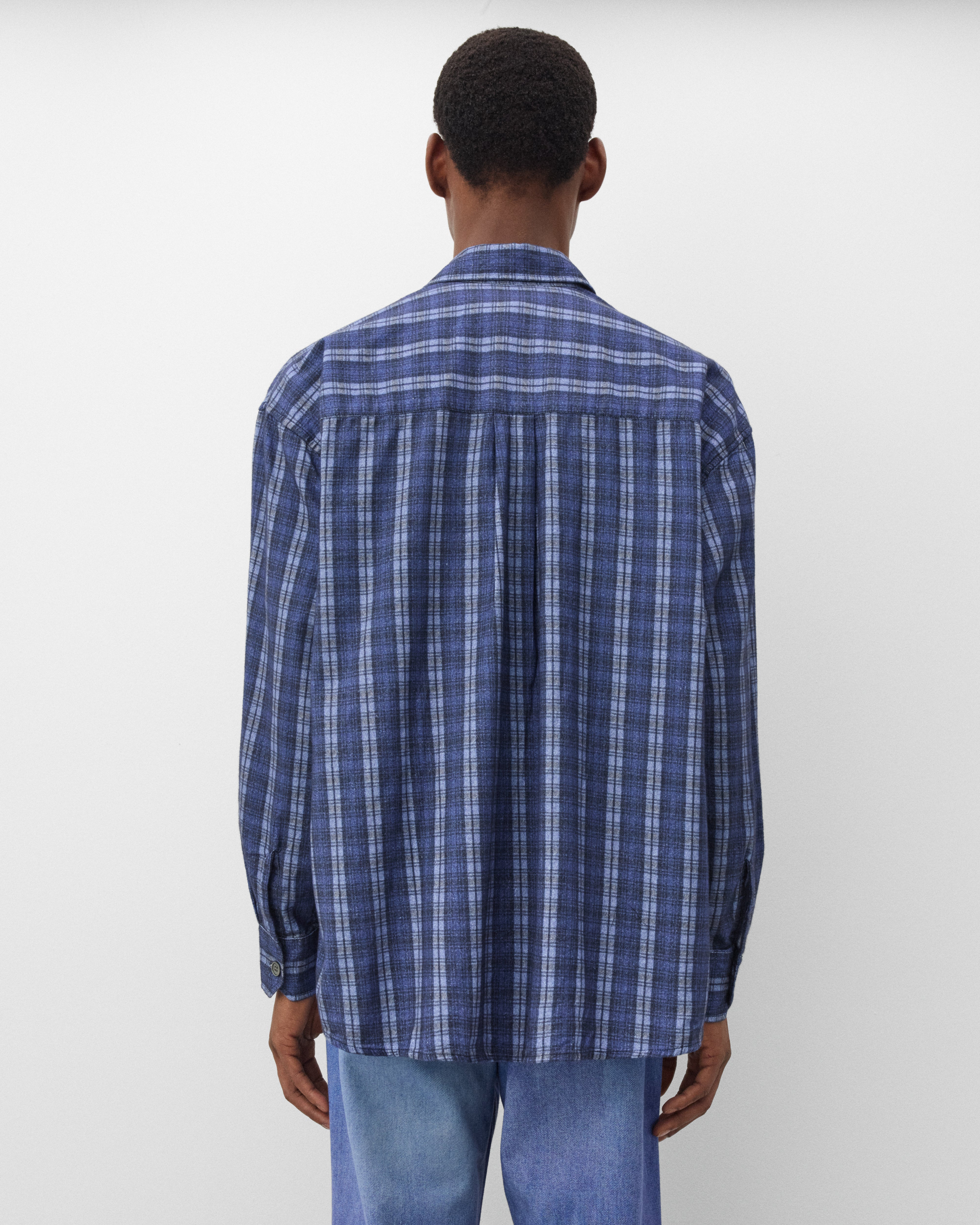 Our Legacy: Men's Borrowed Shirt (Check Please Print) | DSMNY E-SHOP