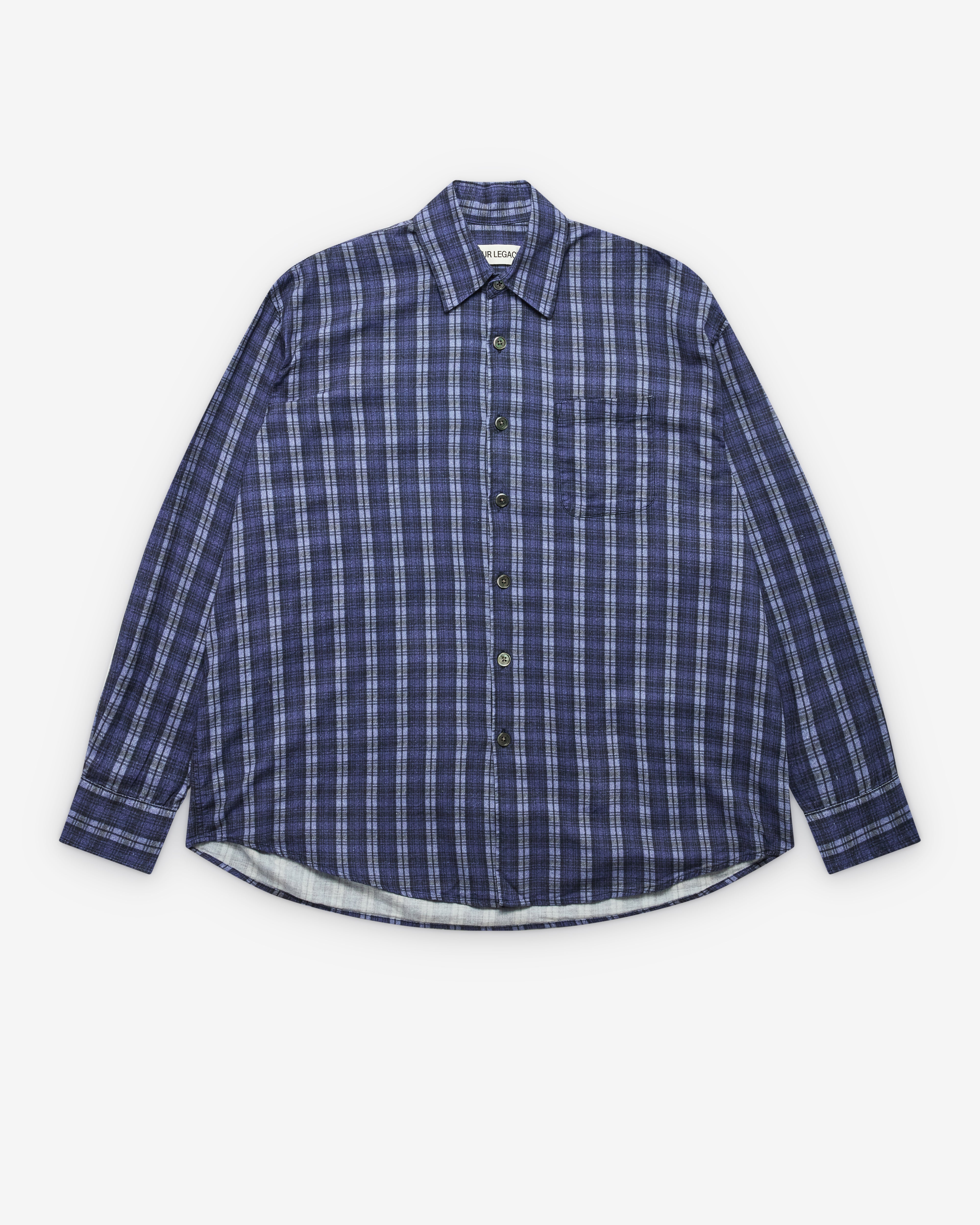 Our Legacy: Men's Borrowed Shirt (Check Please Print) | DSMNY E-SHOP