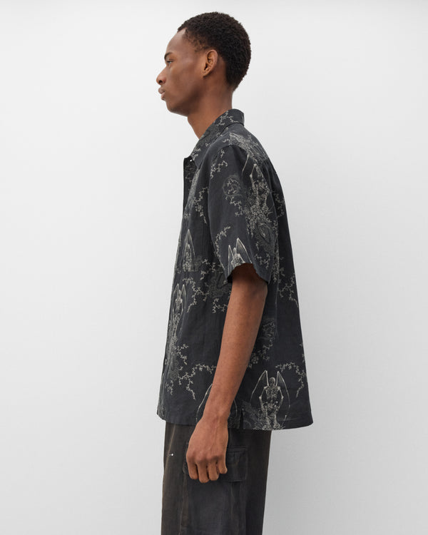 Our Legacy - Men's Every Shirt Shortsleeve - (Death Paisley Print)