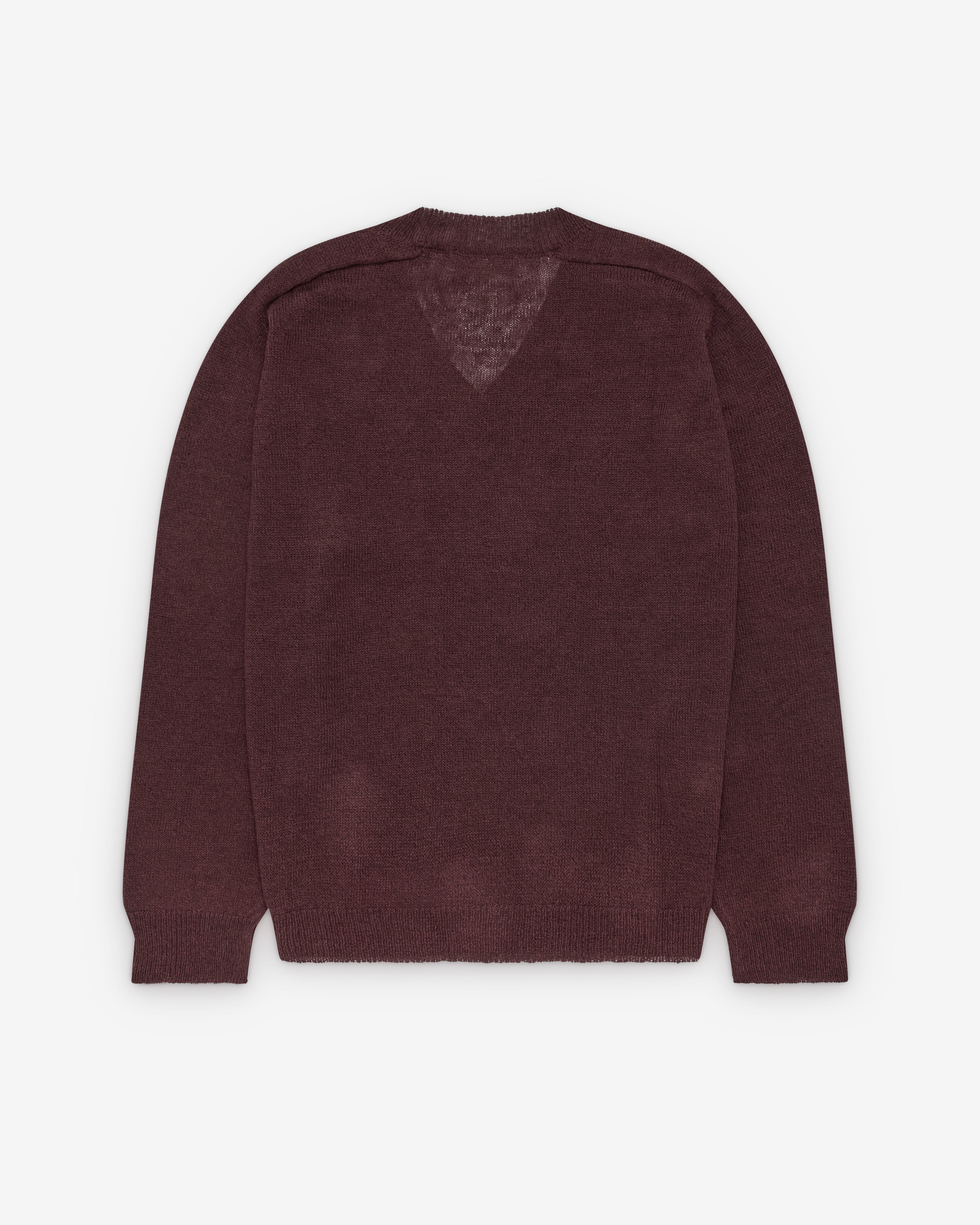 Our Legacy: Men's Rue V-Neck (Cabernet) | DSMNY E-SHOP