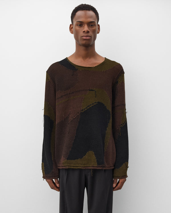 Our Legacy - Men's Rigid Popover - (Camo Cotton)