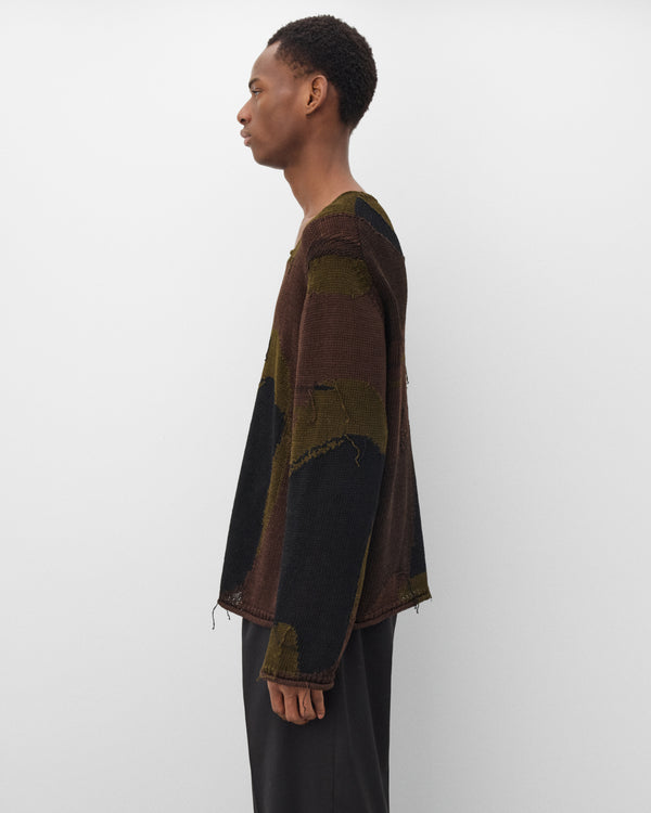 Our Legacy - Men's Rigid Popover - (Camo Cotton)