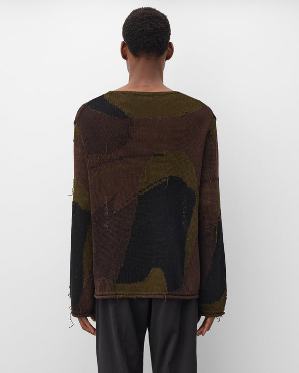 Our Legacy - Men's Rigid Popover - (Camo Cotton)