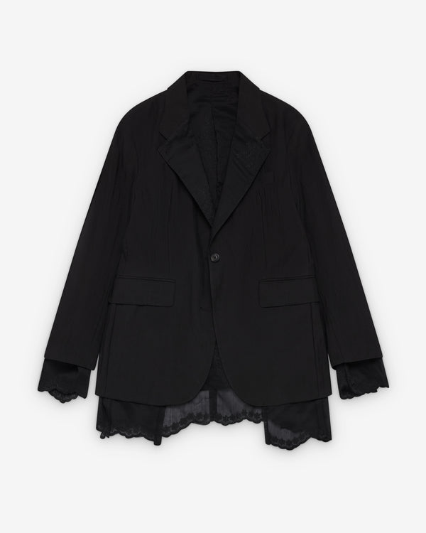 Our Legacy - Women's Reversible Drip Blazer - (Soot Black Techflax)