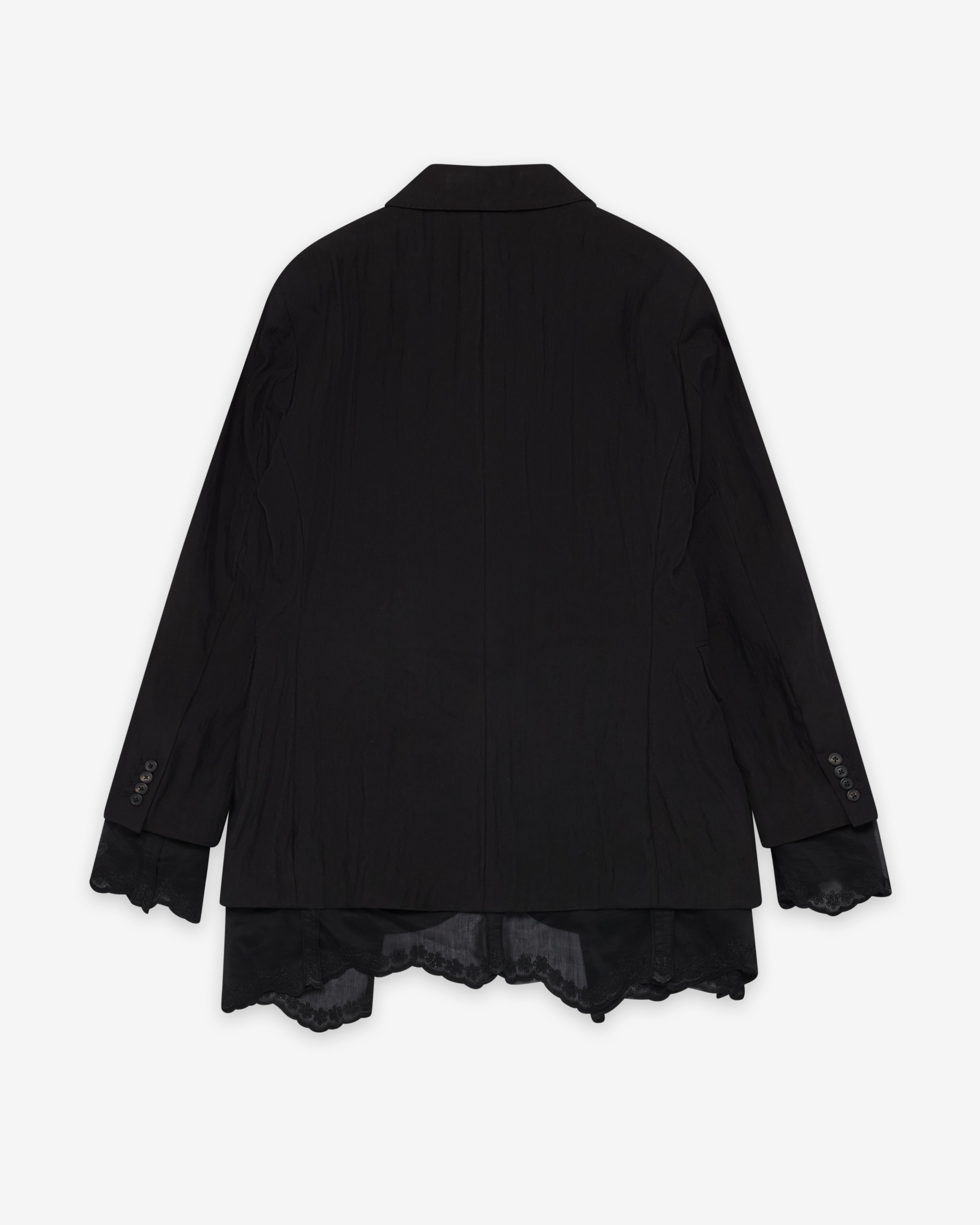Our Legacy: Women's Reversible Drip Blazer (Soot Black Techflax