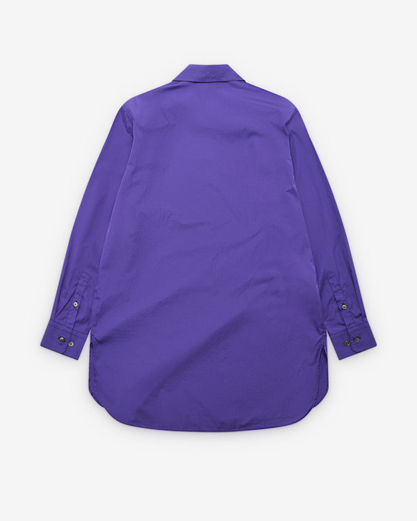 Our Legacy - Women's Wave Shirt - (Deep Blue Super Poplin)