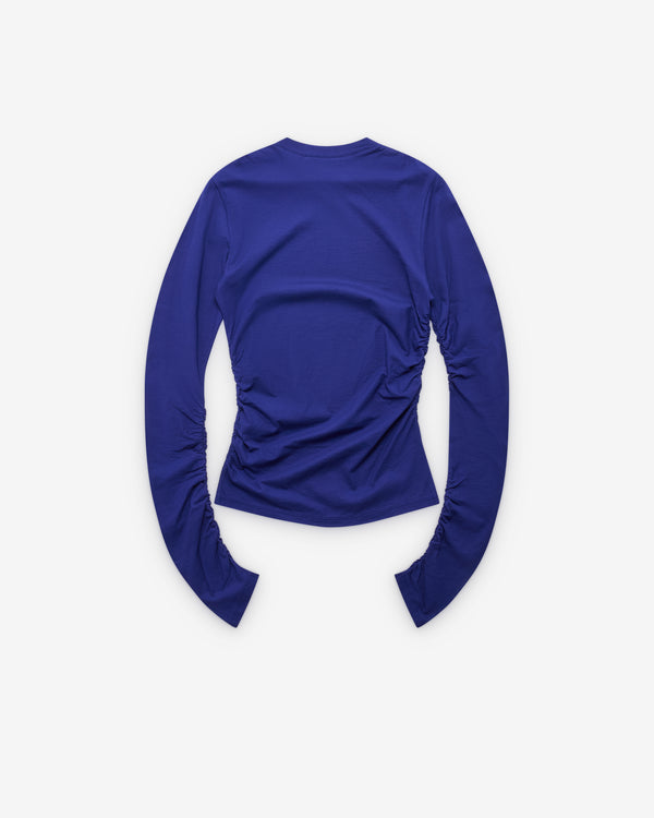 Our Legacy - Women's Strain Slim Longsleeve - (Deep Blue High Twist Jersey)