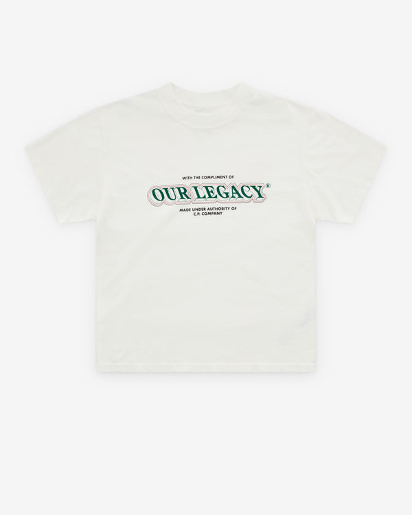 Our Legacy Work Shop - Men's C.P. Company Deck T-Shirt - (Gauze White)