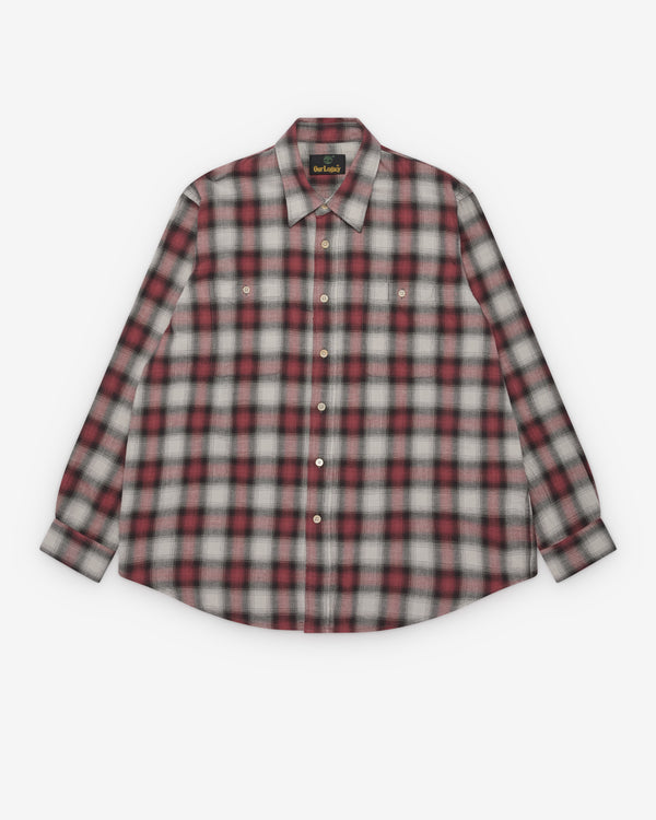 Our Legacy Work Shop - Men's Timberland Check Shirt - (Red)