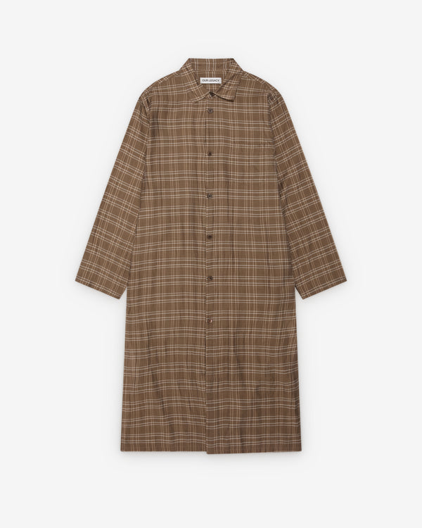 Our Legacy - Men's Strand Shirt - (Walnut Grid)