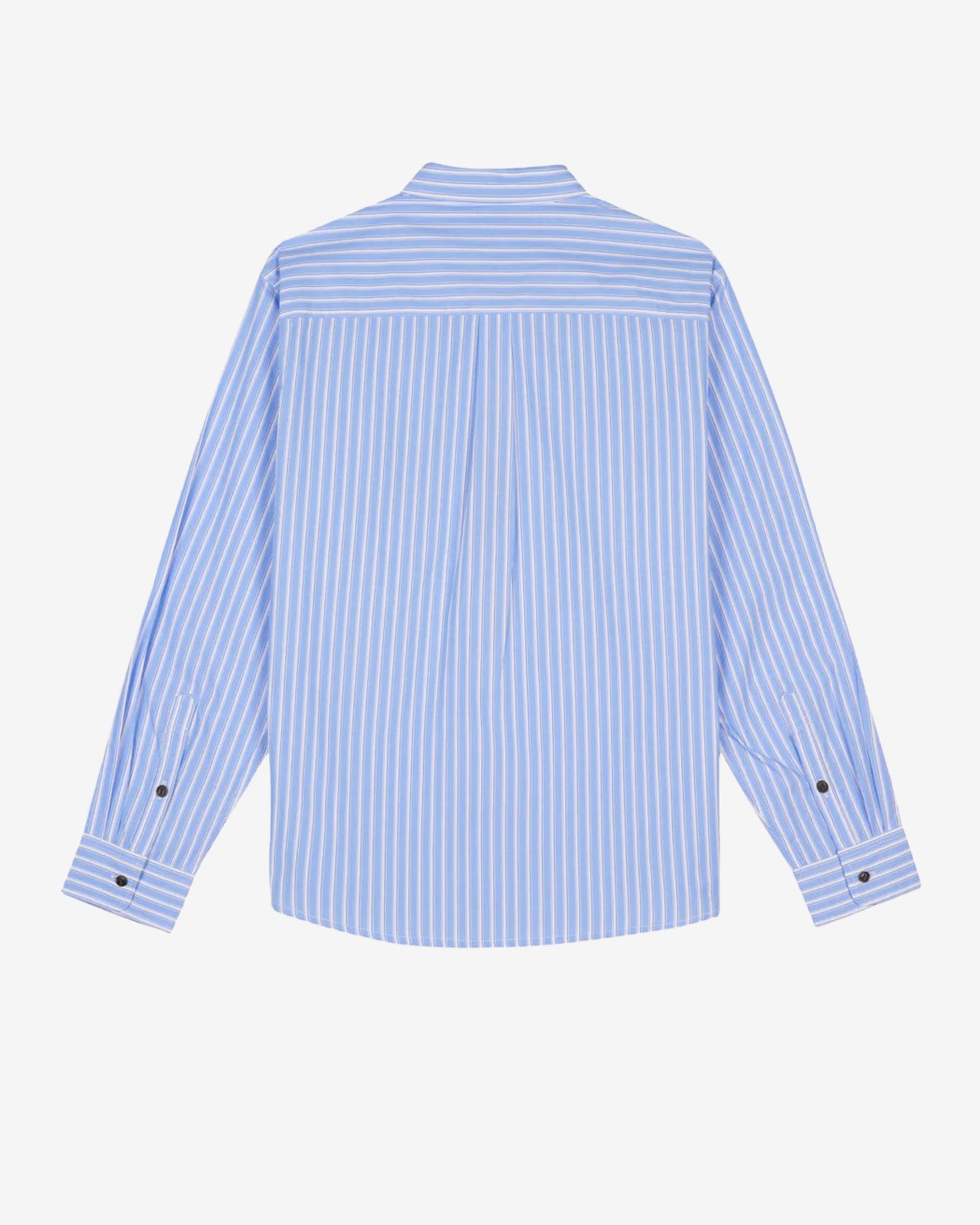 Brain Dead - Men's Omer Oxford Button Up Shirt - (Blue) view 2, Click to Zoom in