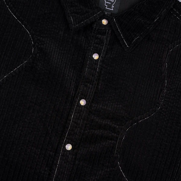 Brain Dead - Men's Organic Panel Ranch Shirt - (Black)