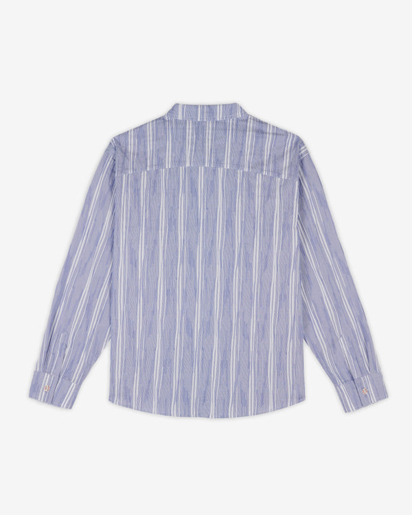 Brain Dead - Men's Organic Placket Shirt - (Blue)