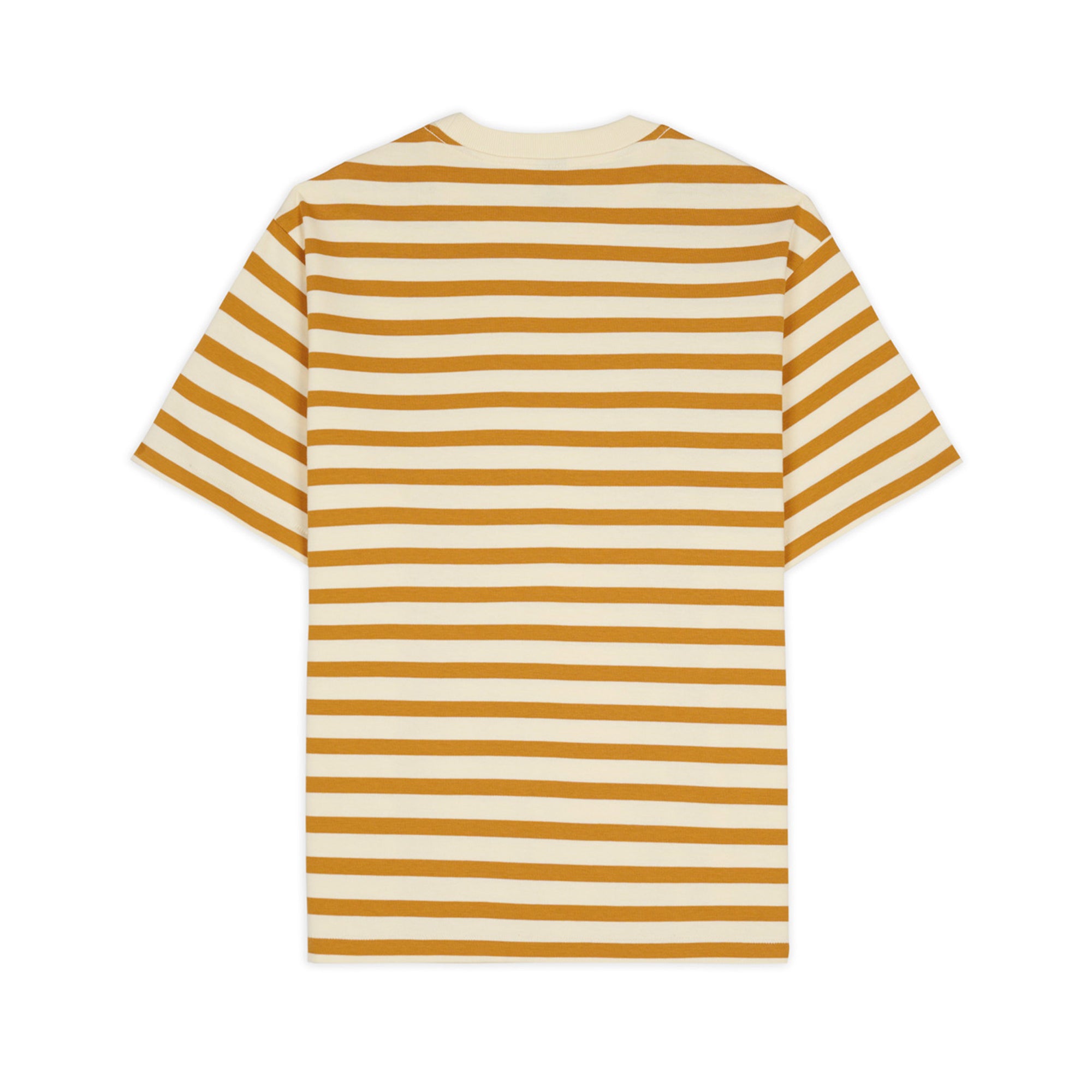 Brain Dead - Men's Organic SS Striped T-Shirt - (Gold) view 2